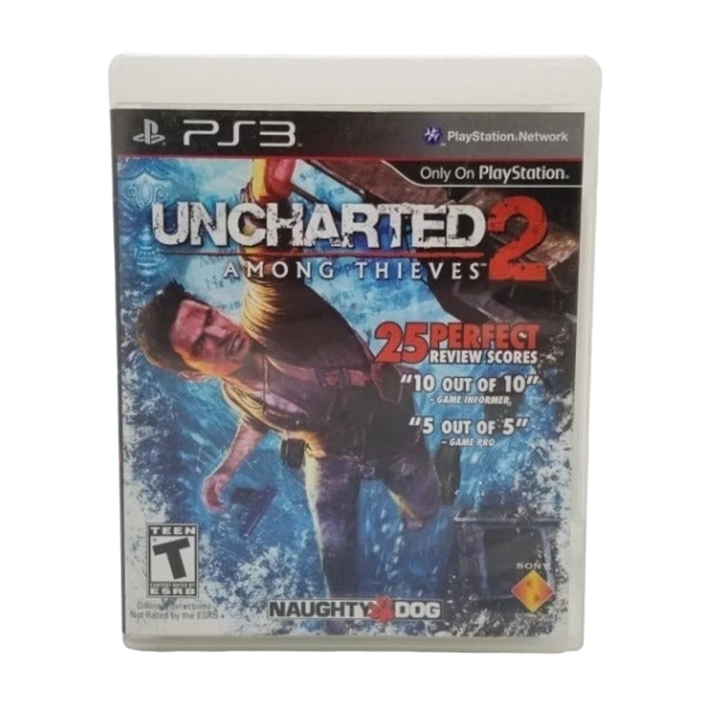 Uncharted 2 Among Thieves for Playstation 3 TESTED CIB Game Action Adventure